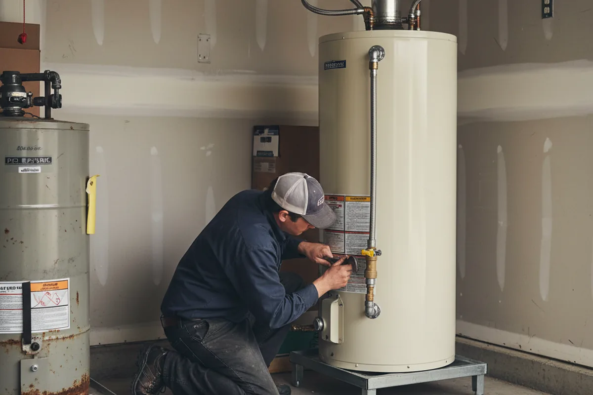 Water heater and shutoff valve replacement in Gales Creek